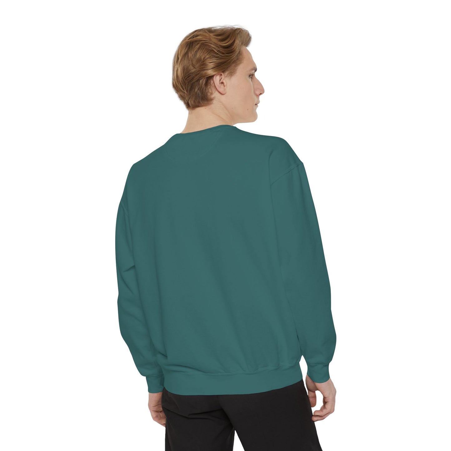Floral Unisex Sweatshirt - Cozy Garment-Dyed Style for Nature Lovers