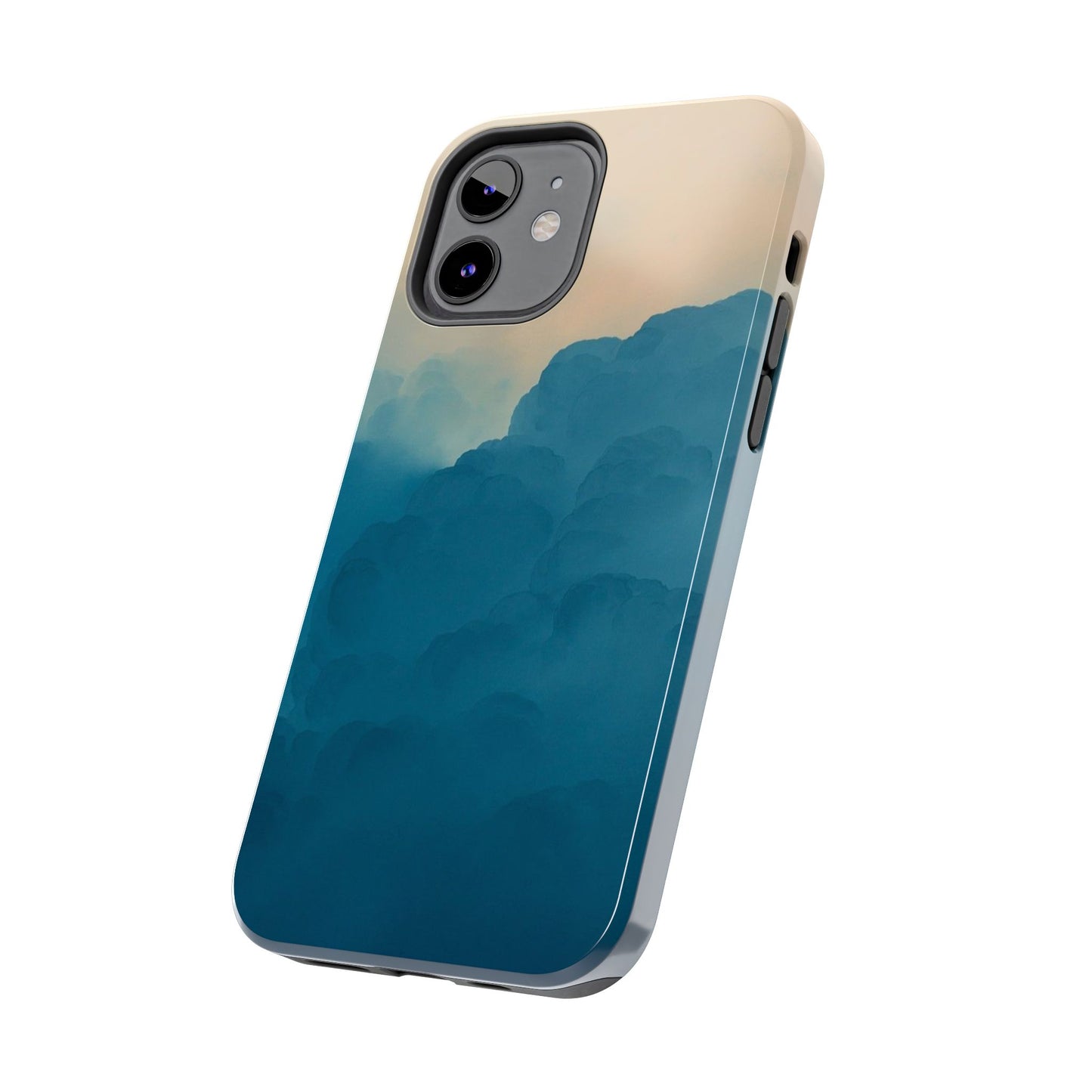 Serene Cloud Tough Phone Case - Durable Protection with Soothing Aesthetic