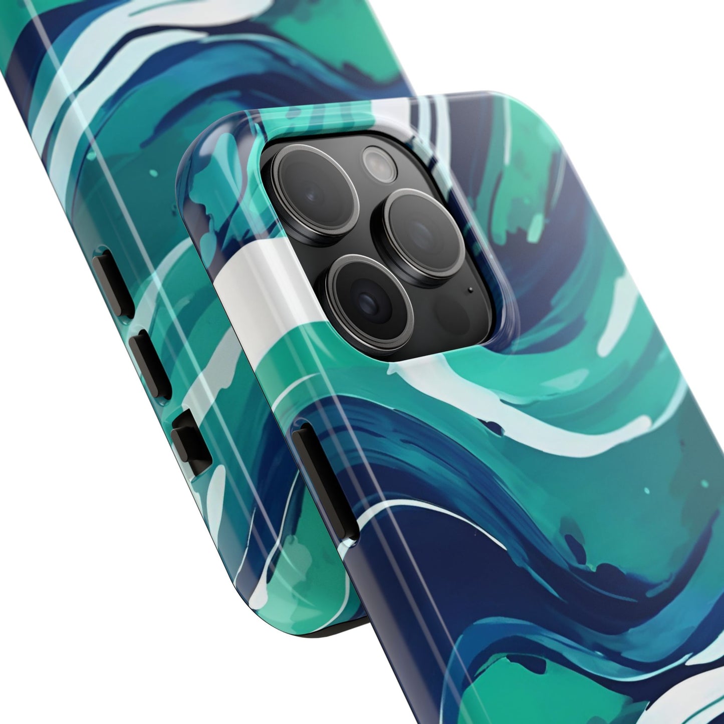 Ocean Wave Tough Phone Case - Durable Protection
