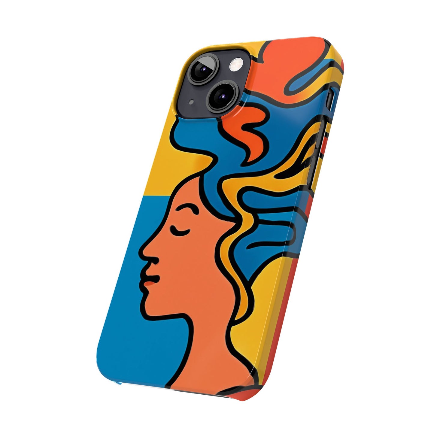 Stylish Slim Phone Cases with Colorful Abstract Design