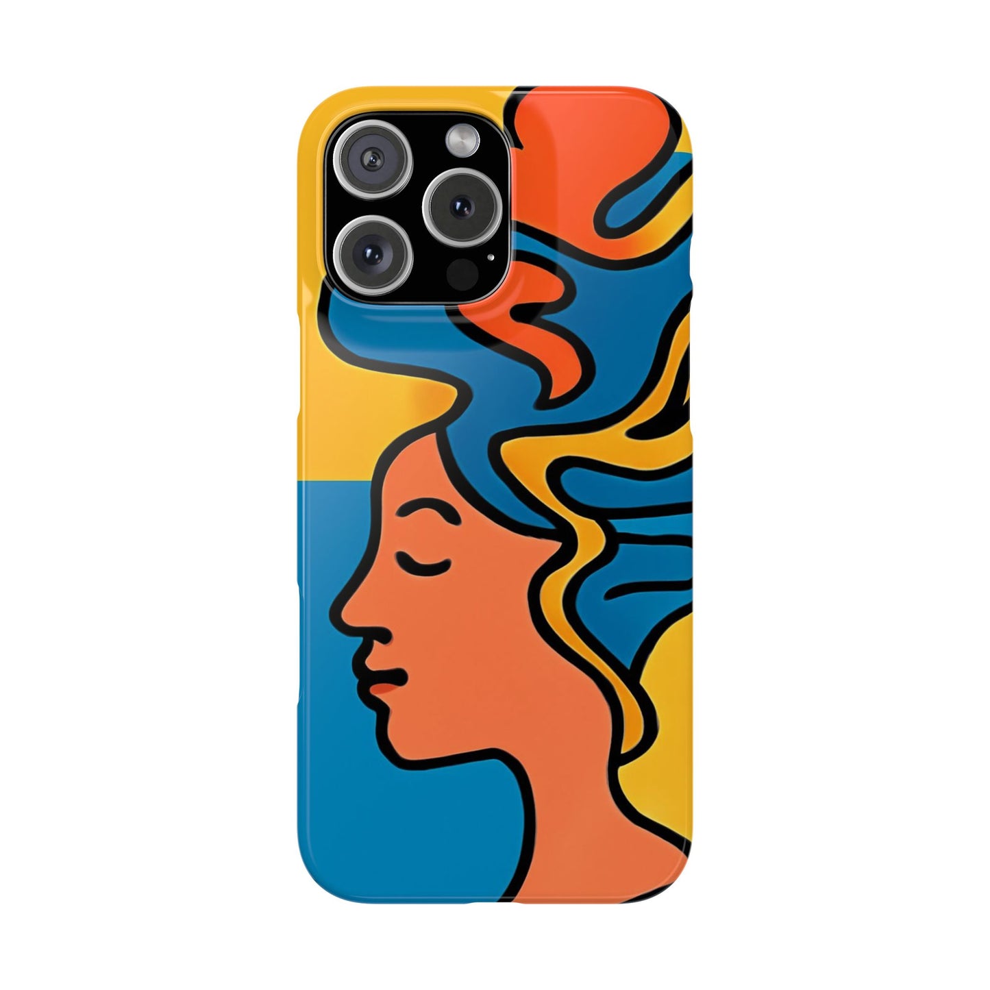 Stylish Slim Phone Cases with Colorful Abstract Design