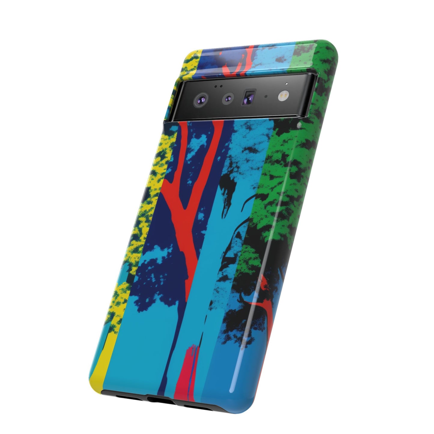 Phone Case - Colorful Forest Design Tough Case