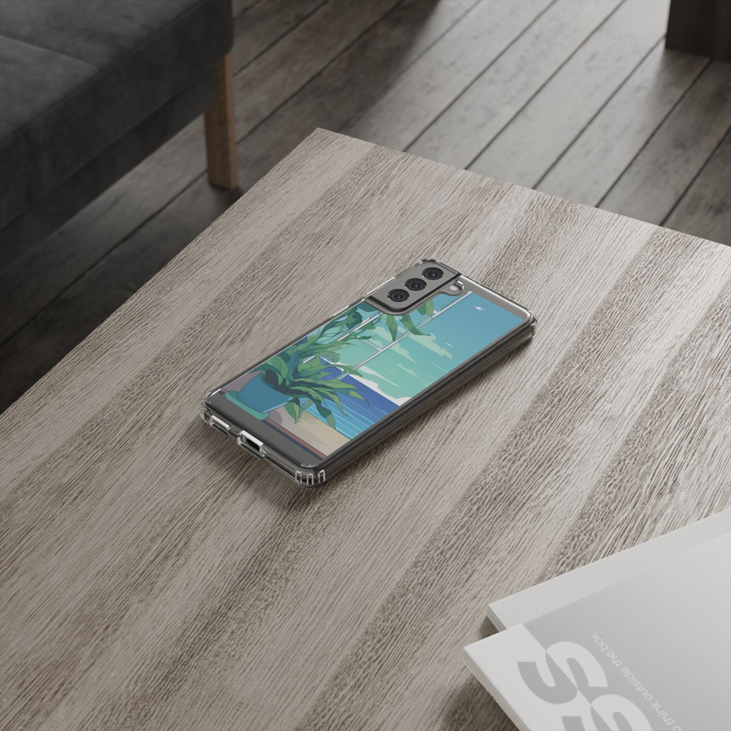 Tropical Ocean Clear Phone Case - Perfect Gift for Nature Lovers