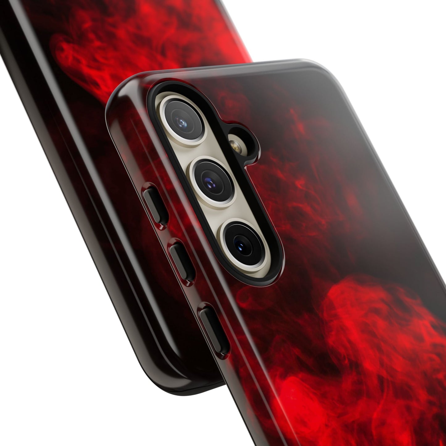 Bold Red Smoke Phone Case – Tough Cases for Protection and Style
