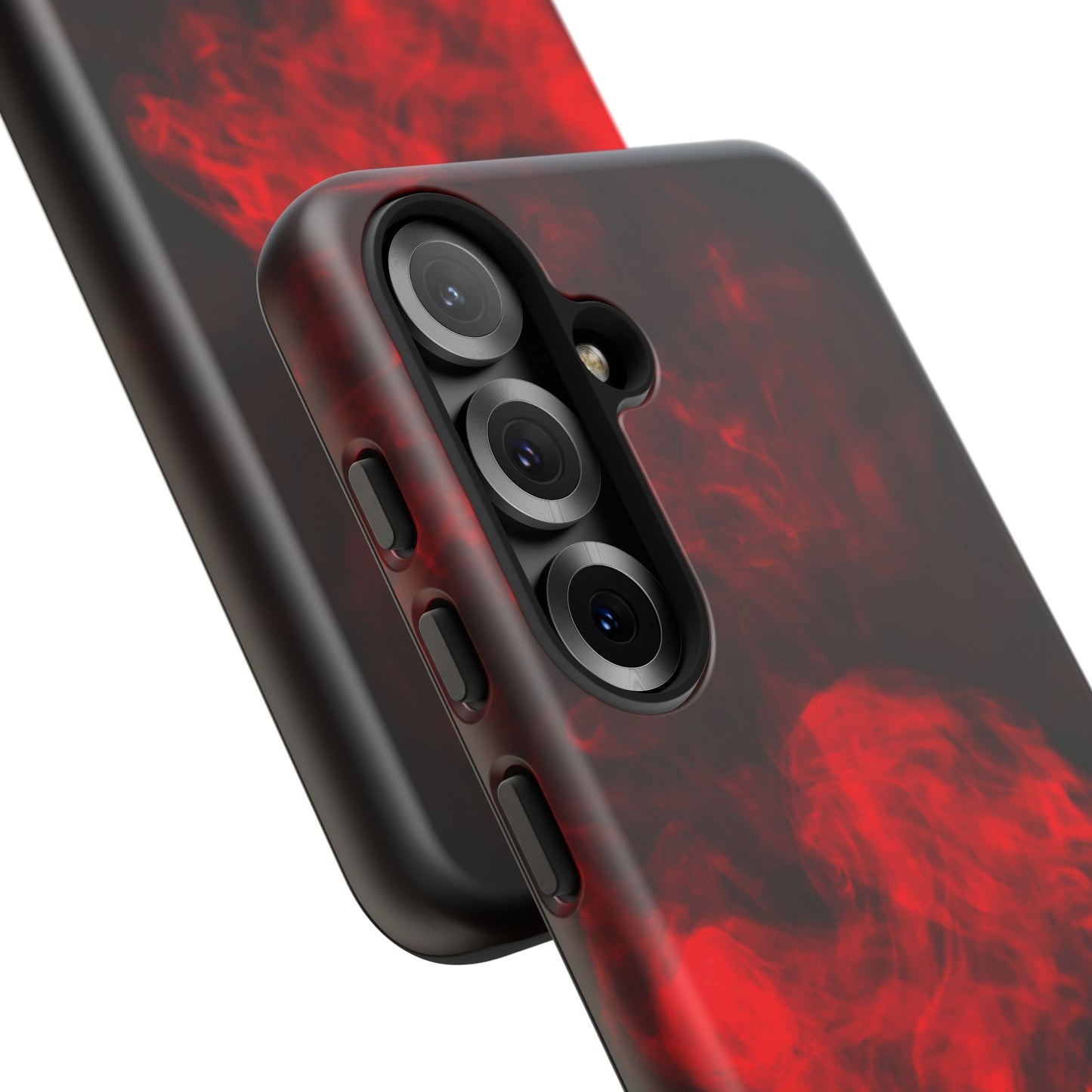 Bold Red Smoke Phone Case – Tough Cases for Protection and Style