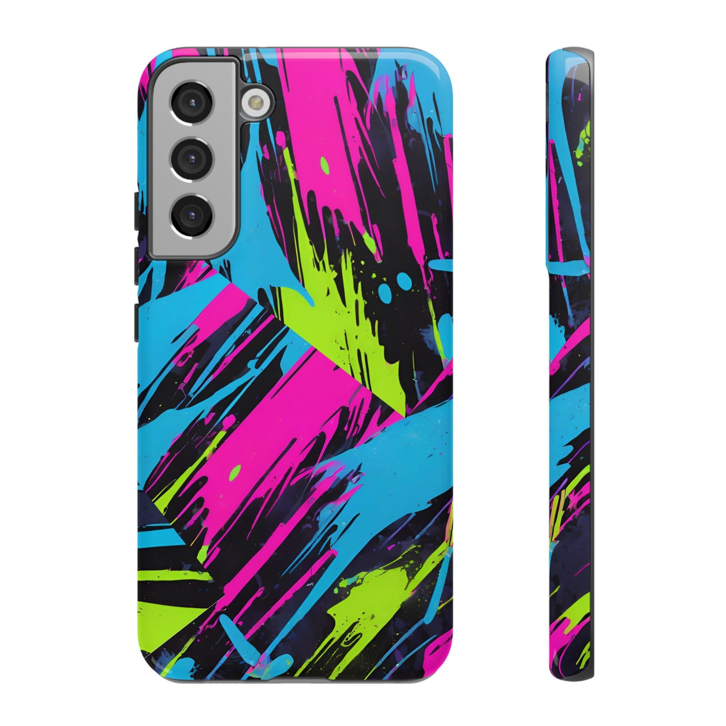 Vibrant Phone Case - Tough Cases with Bold Color Burst Design