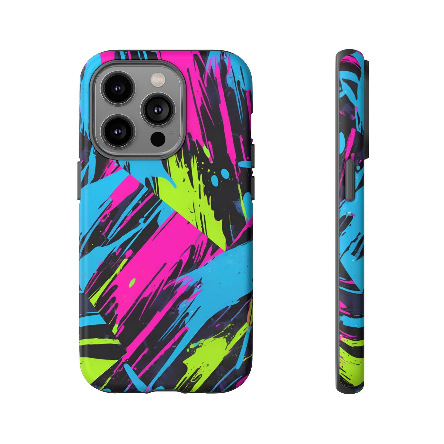 Vibrant Phone Case - Tough Cases with Bold Color Burst Design