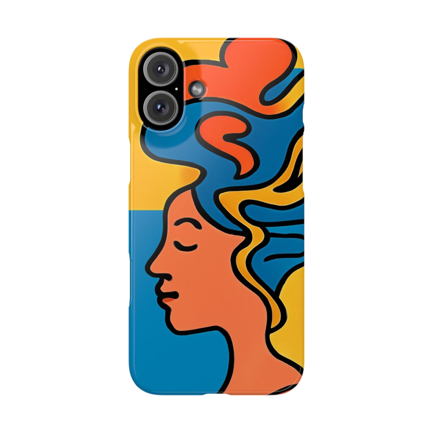 Stylish Slim Phone Cases with Colorful Abstract Design