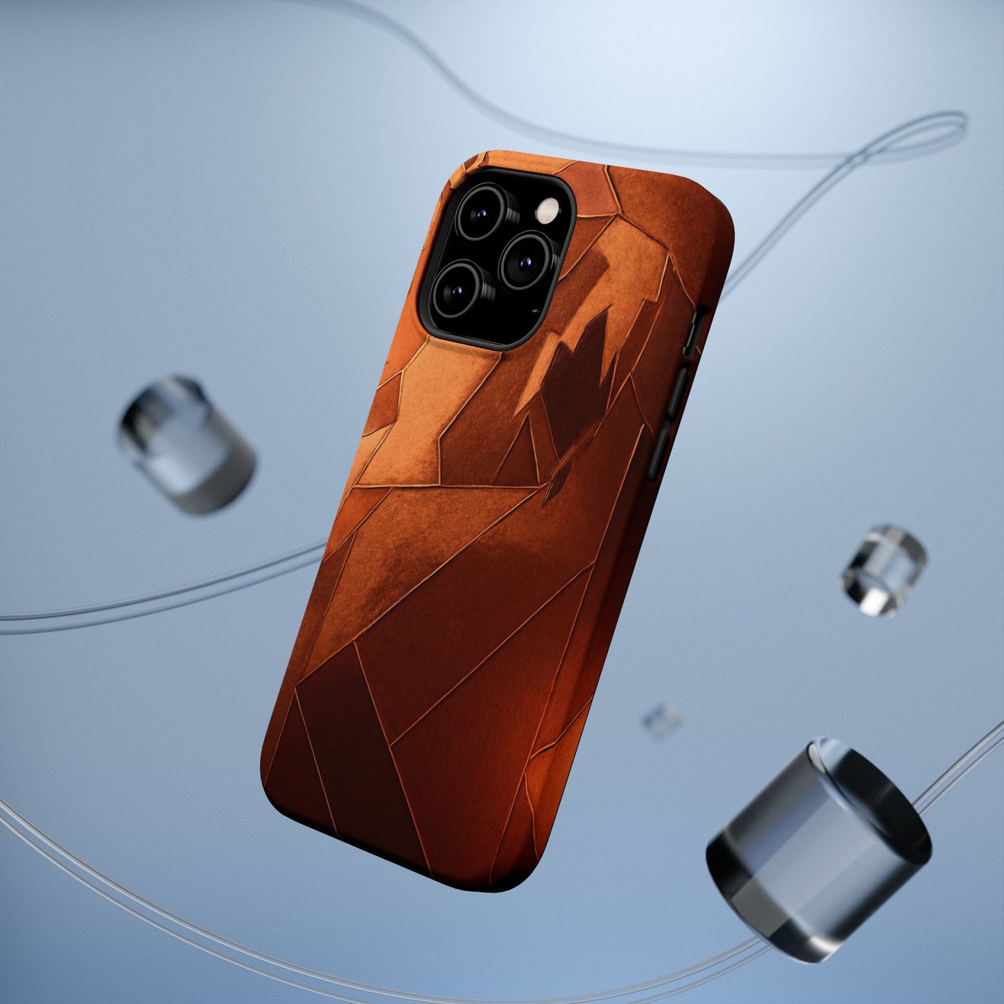 Geometric Magnetic Tough Cases - Stylish Protection for Your Phone