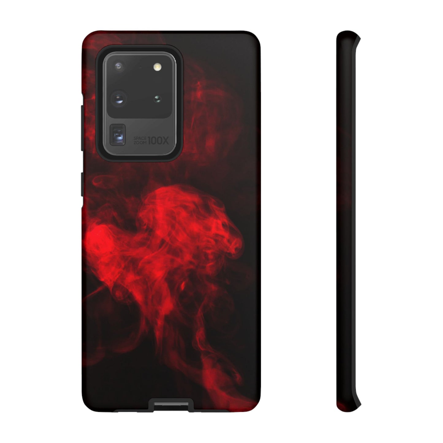 Bold Red Smoke Phone Case – Tough Cases for Protection and Style
