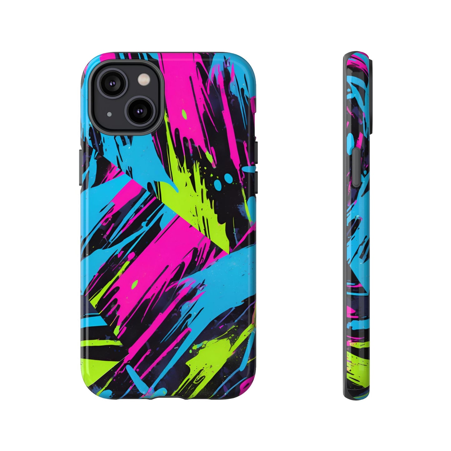 Vibrant Phone Case - Tough Cases with Bold Color Burst Design