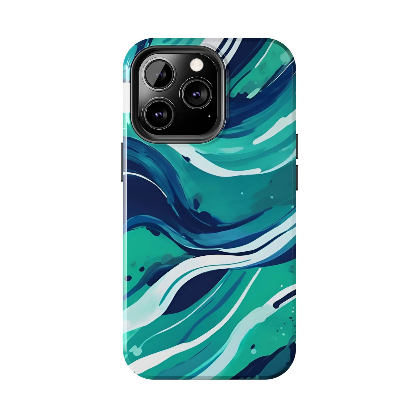 Ocean Wave Tough Phone Case - Durable Protection