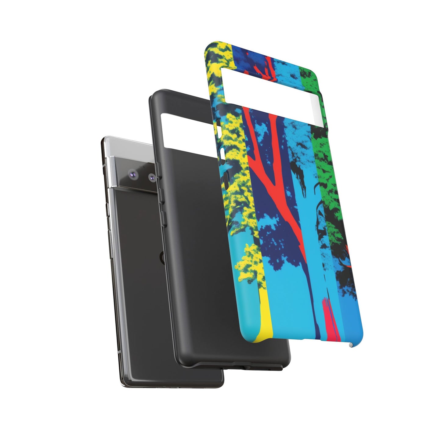 Phone Case - Colorful Forest Design Tough Case