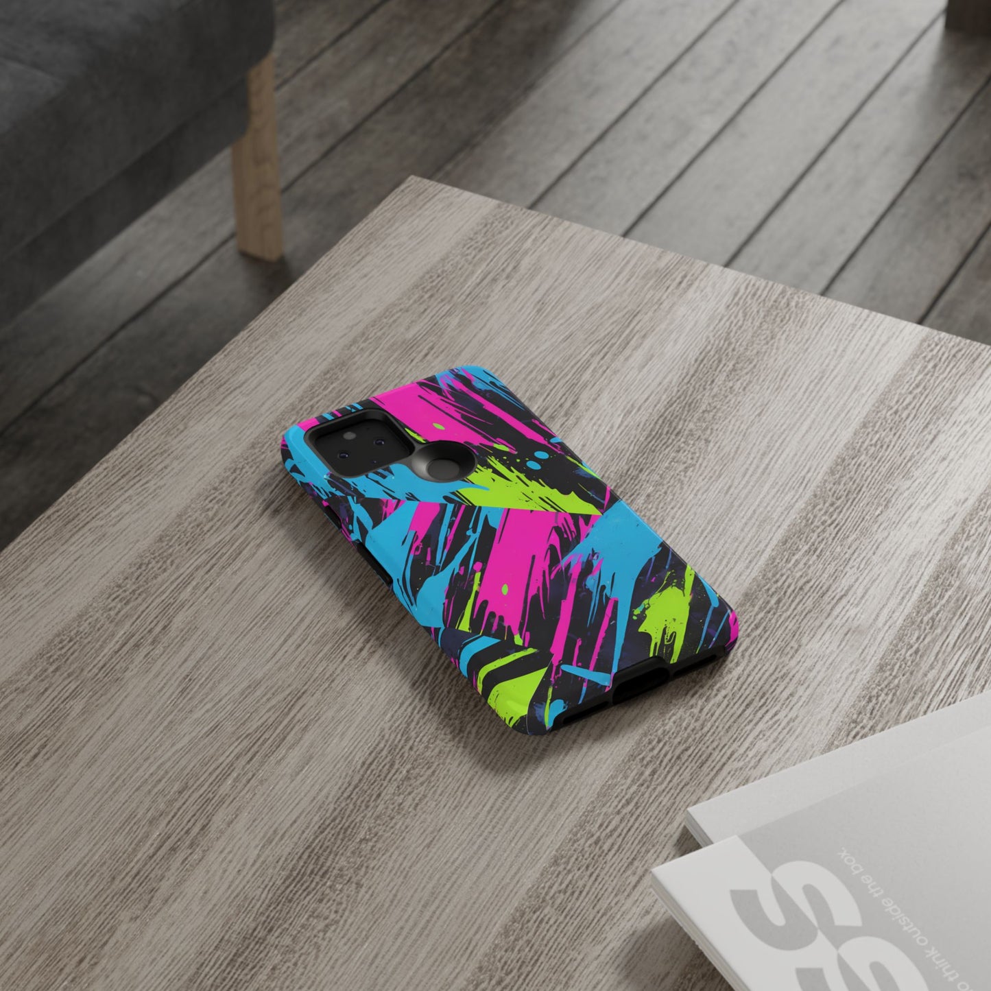 Vibrant Phone Case - Tough Cases with Bold Color Burst Design