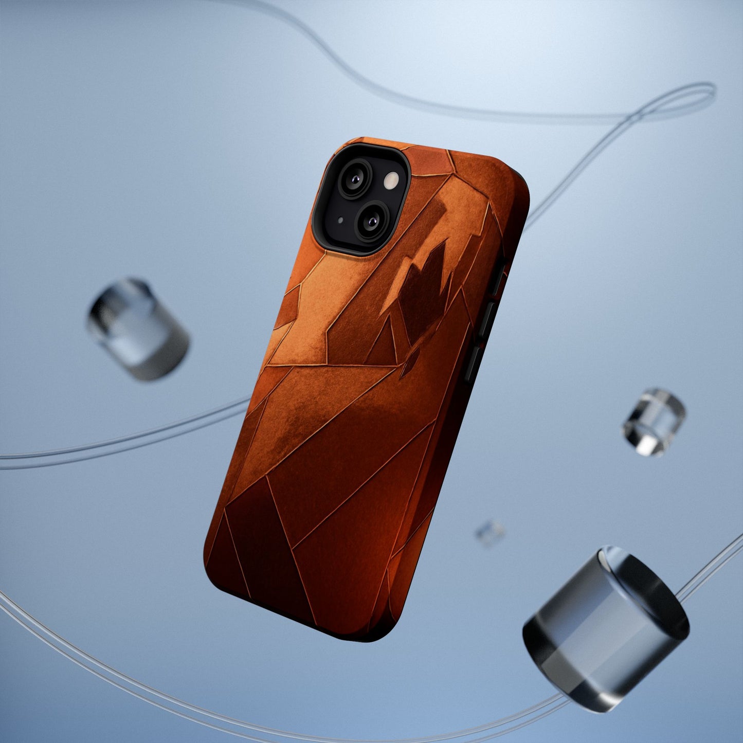 Geometric Magnetic Tough Cases - Stylish Protection for Your Phone