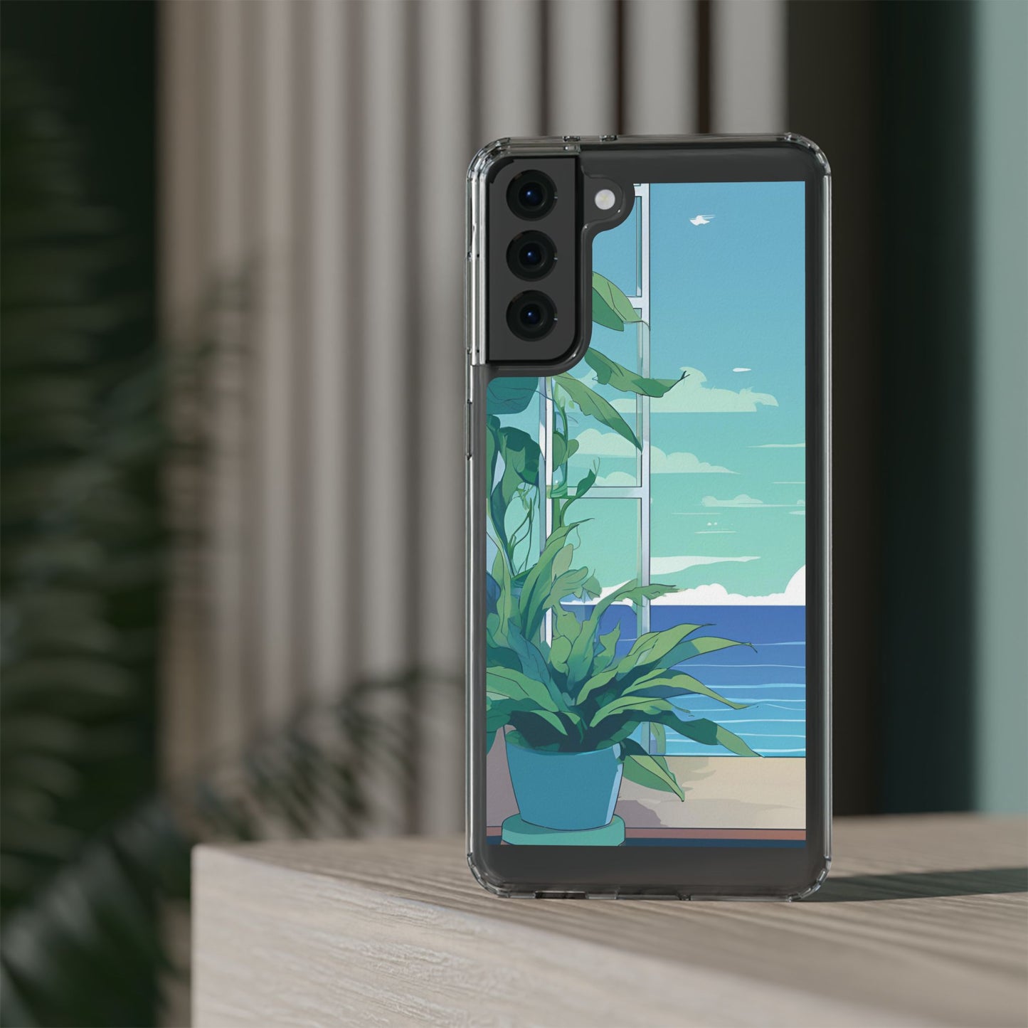 Tropical Ocean Clear Phone Case - Perfect Gift for Nature Lovers