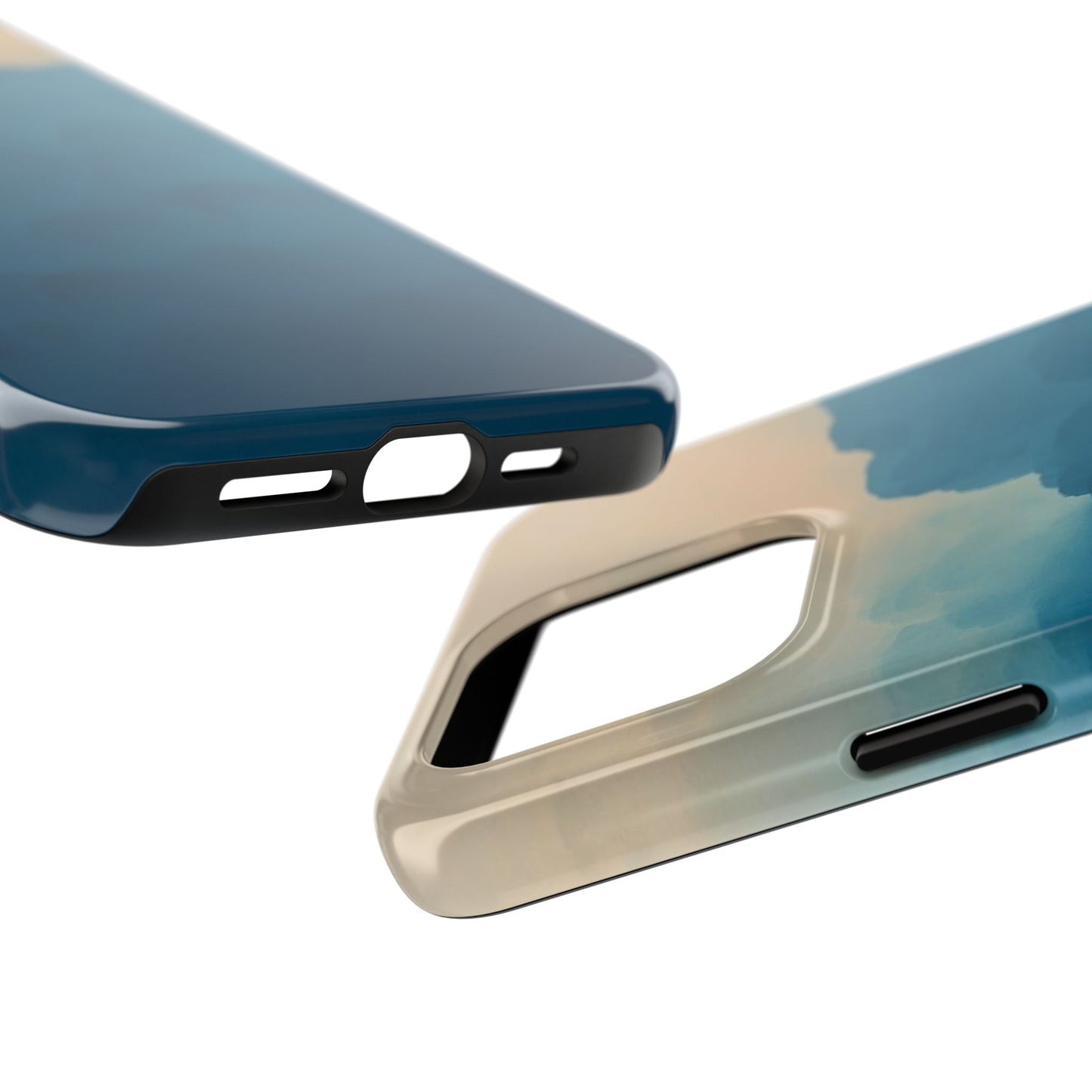 Serene Cloud Tough Phone Case - Durable Protection with Soothing Aesthetic
