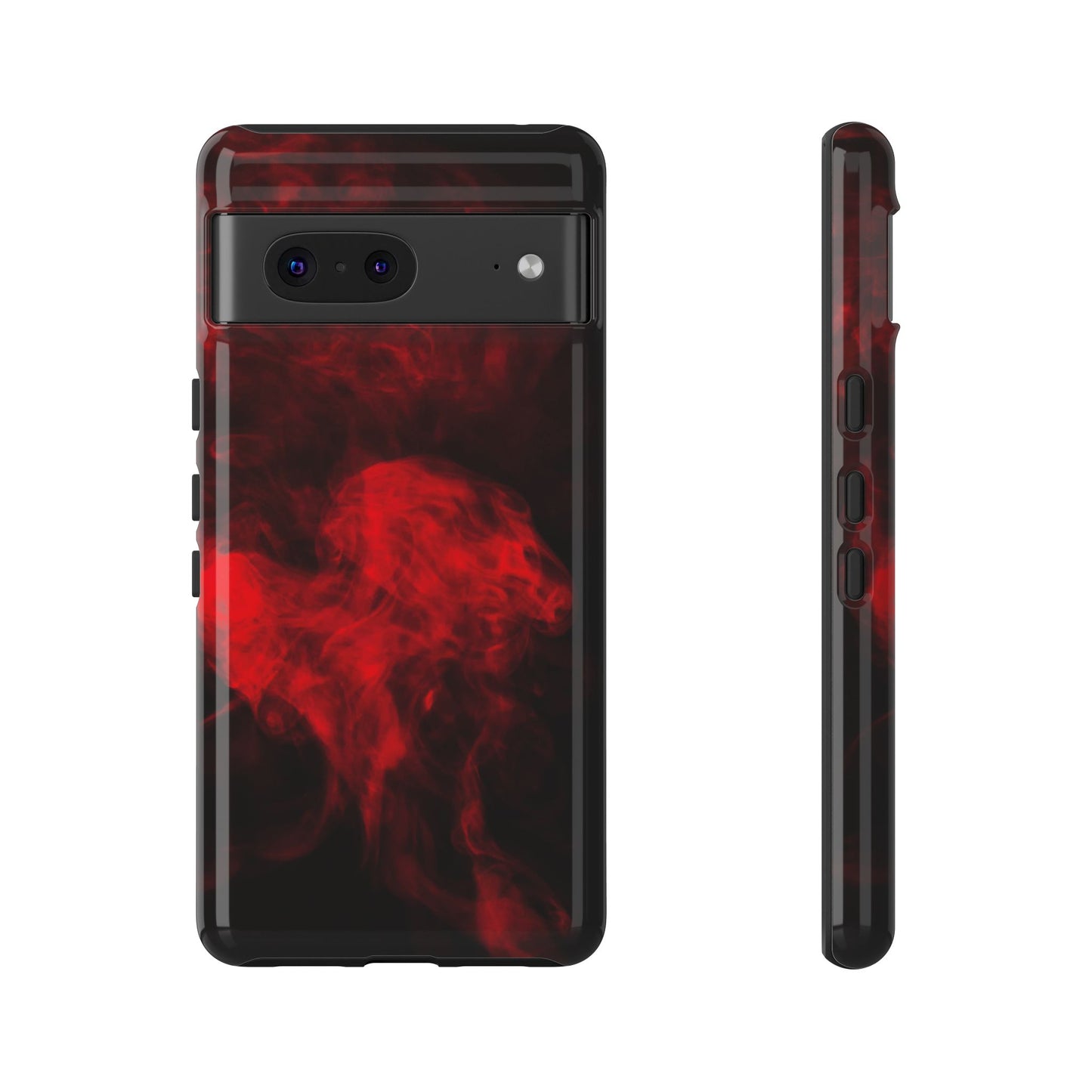 Bold Red Smoke Phone Case – Tough Cases for Protection and Style