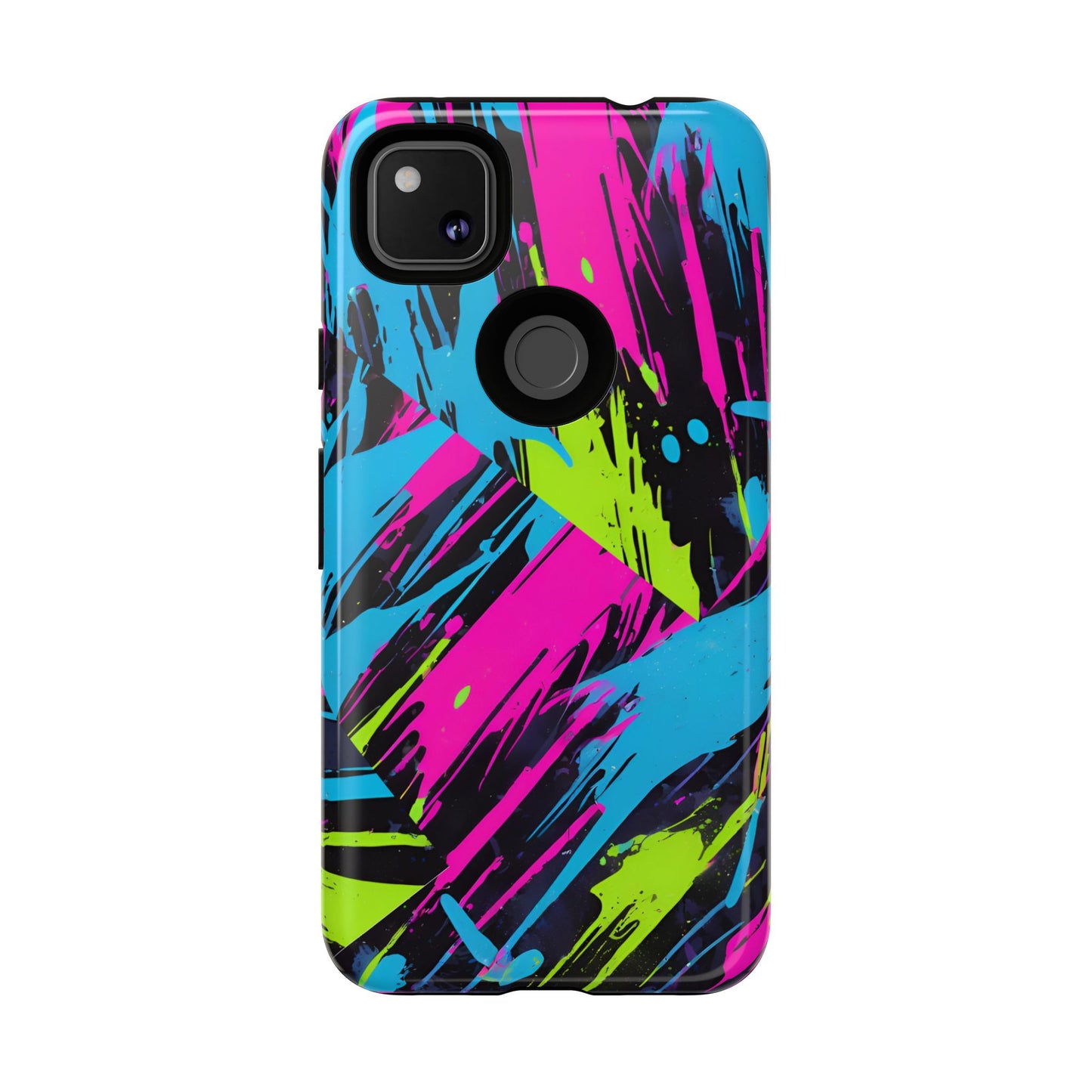 Vibrant Phone Case - Tough Cases with Bold Color Burst Design