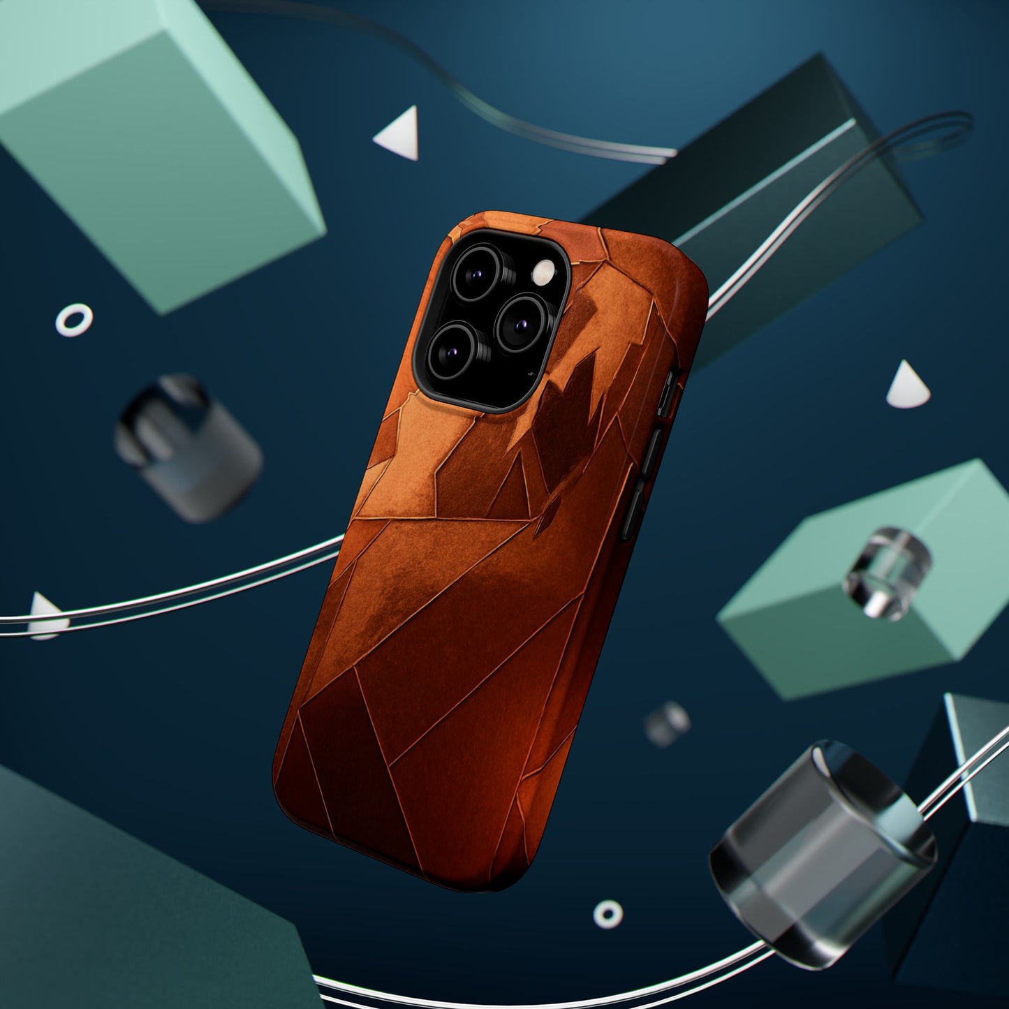 Geometric Magnetic Tough Cases - Stylish Protection for Your Phone
