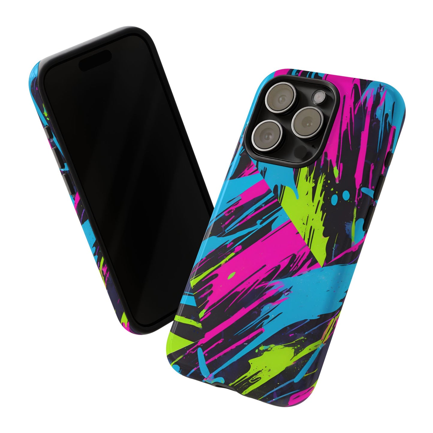Vibrant Phone Case - Tough Cases with Bold Color Burst Design