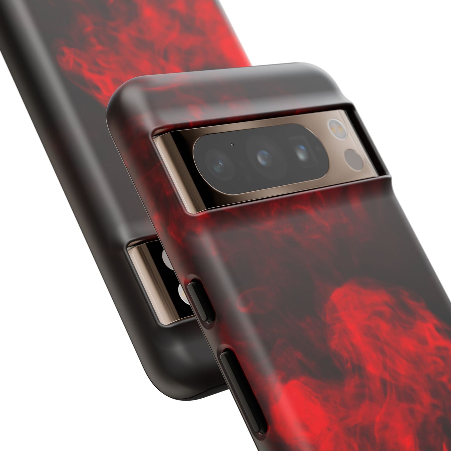 Bold Red Smoke Phone Case – Tough Cases for Protection and Style