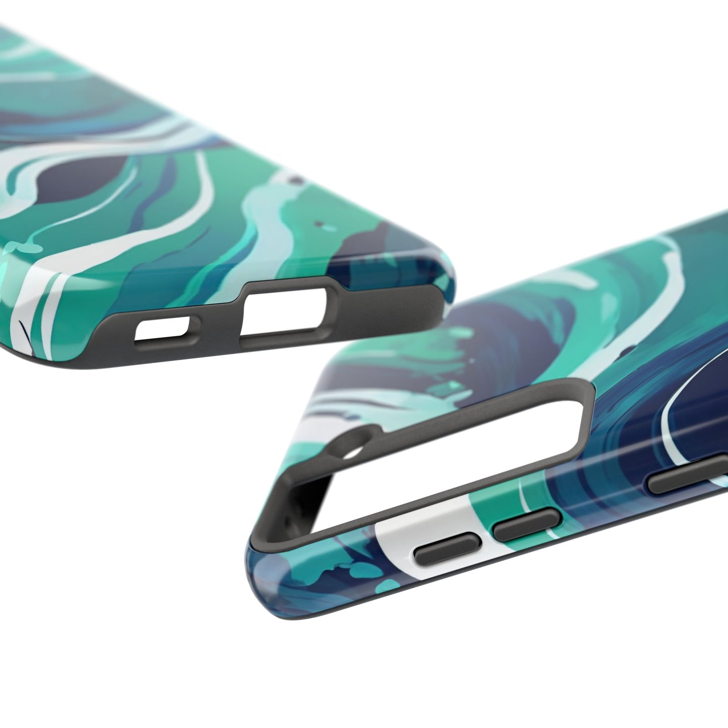 Ocean Wave Tough Phone Case - Durable Protection