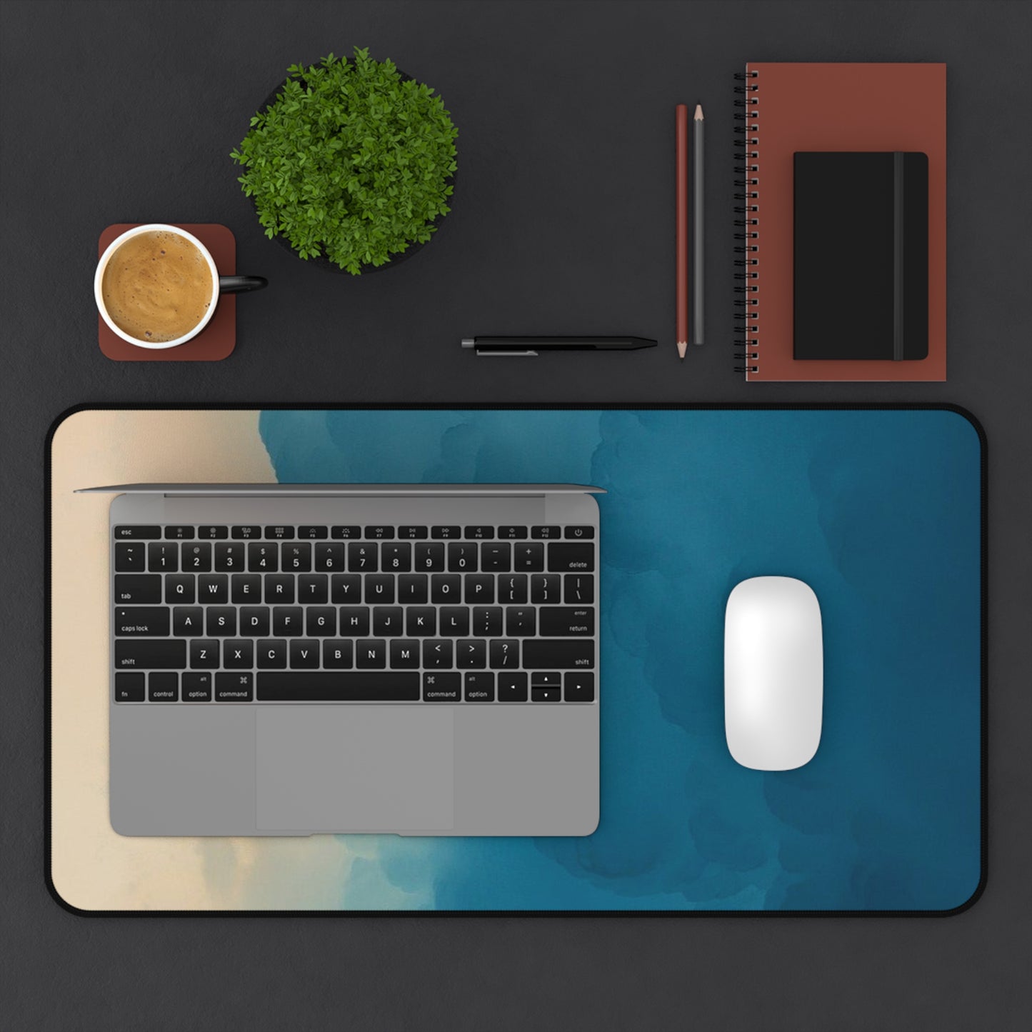 Aesthetic Cloud Desk Mat - Stylish Office Pad for Creative Workspace