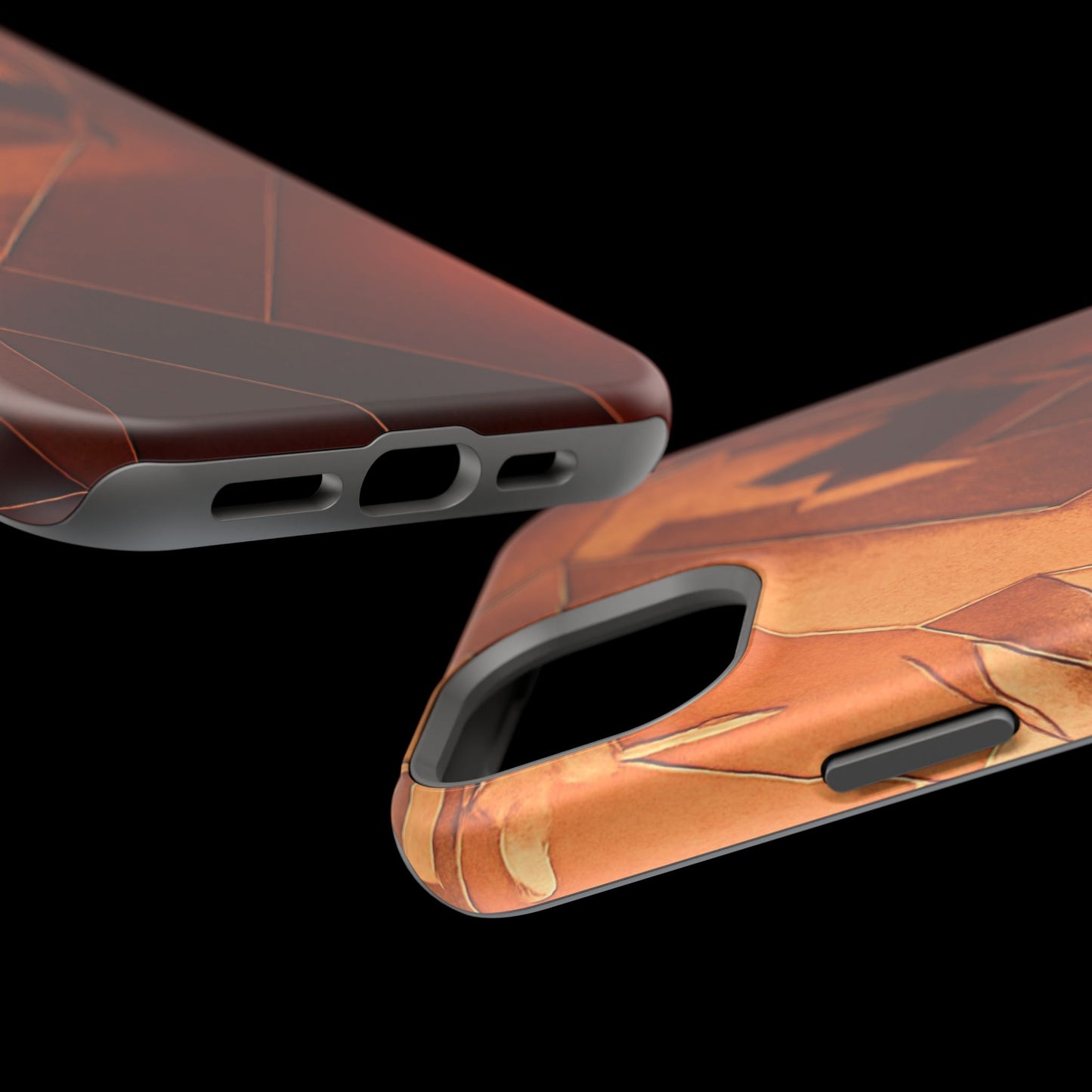 Geometric Magnetic Tough Cases - Stylish Protection for Your Phone