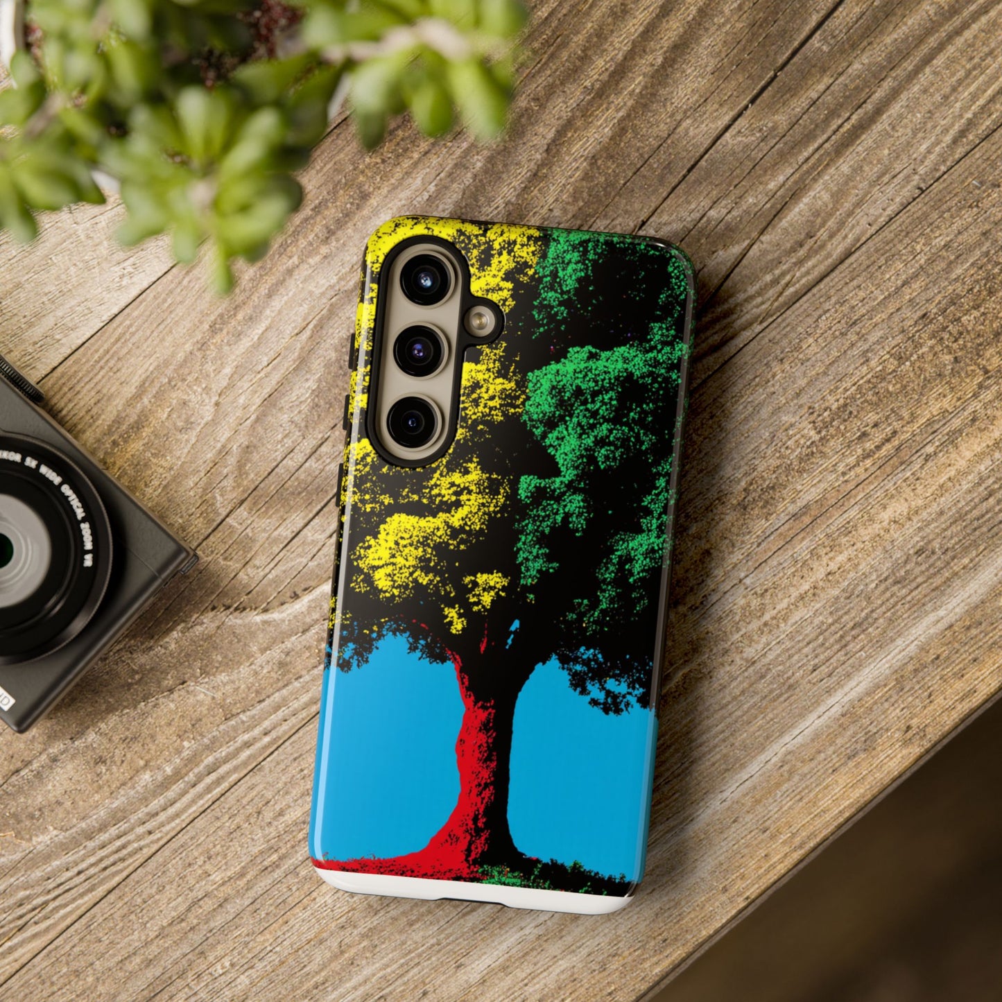 Phone Case - Vibrant Tree Design