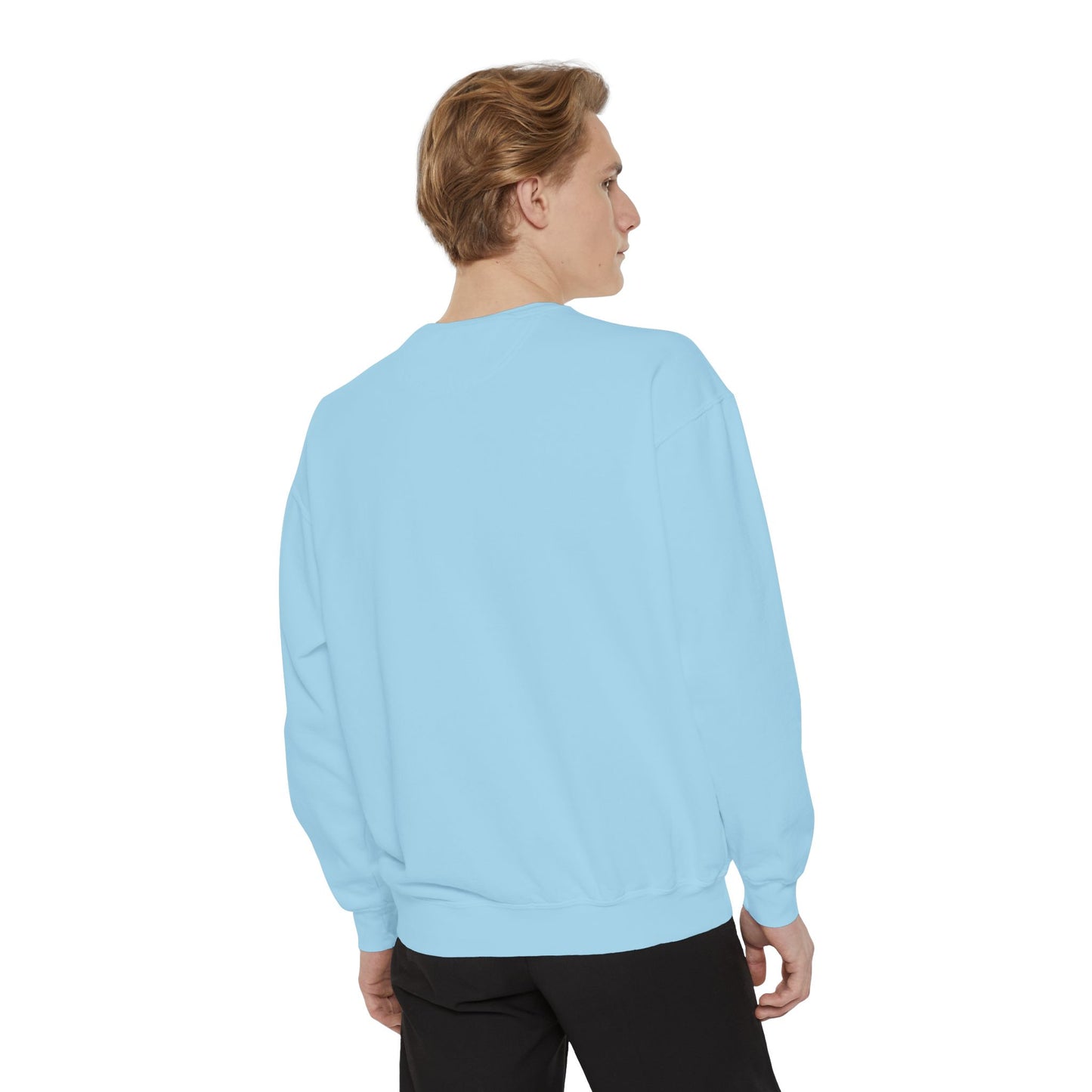 Floral Unisex Sweatshirt - Cozy Garment-Dyed Style for Nature Lovers