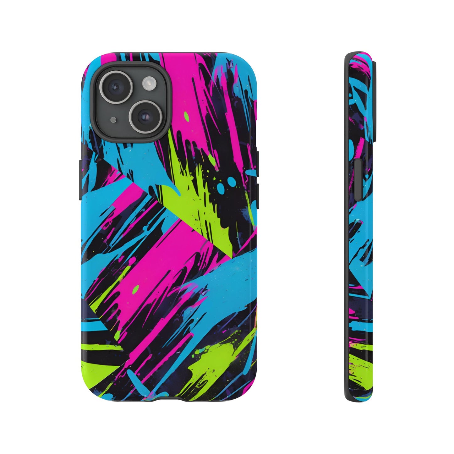 Vibrant Phone Case - Tough Cases with Bold Color Burst Design