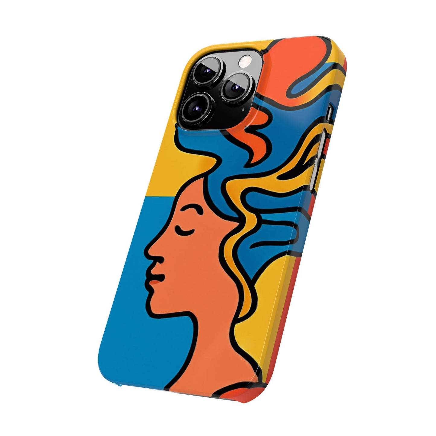 Stylish Slim Phone Cases with Colorful Abstract Design