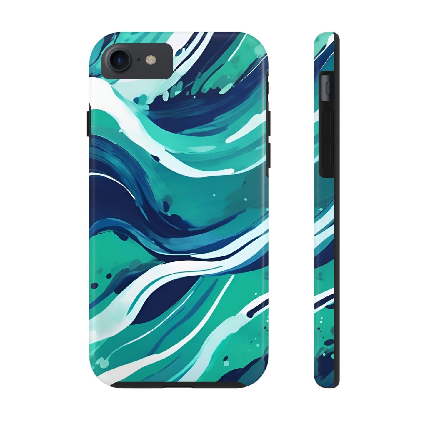 Ocean Wave Tough Phone Case - Durable Protection
