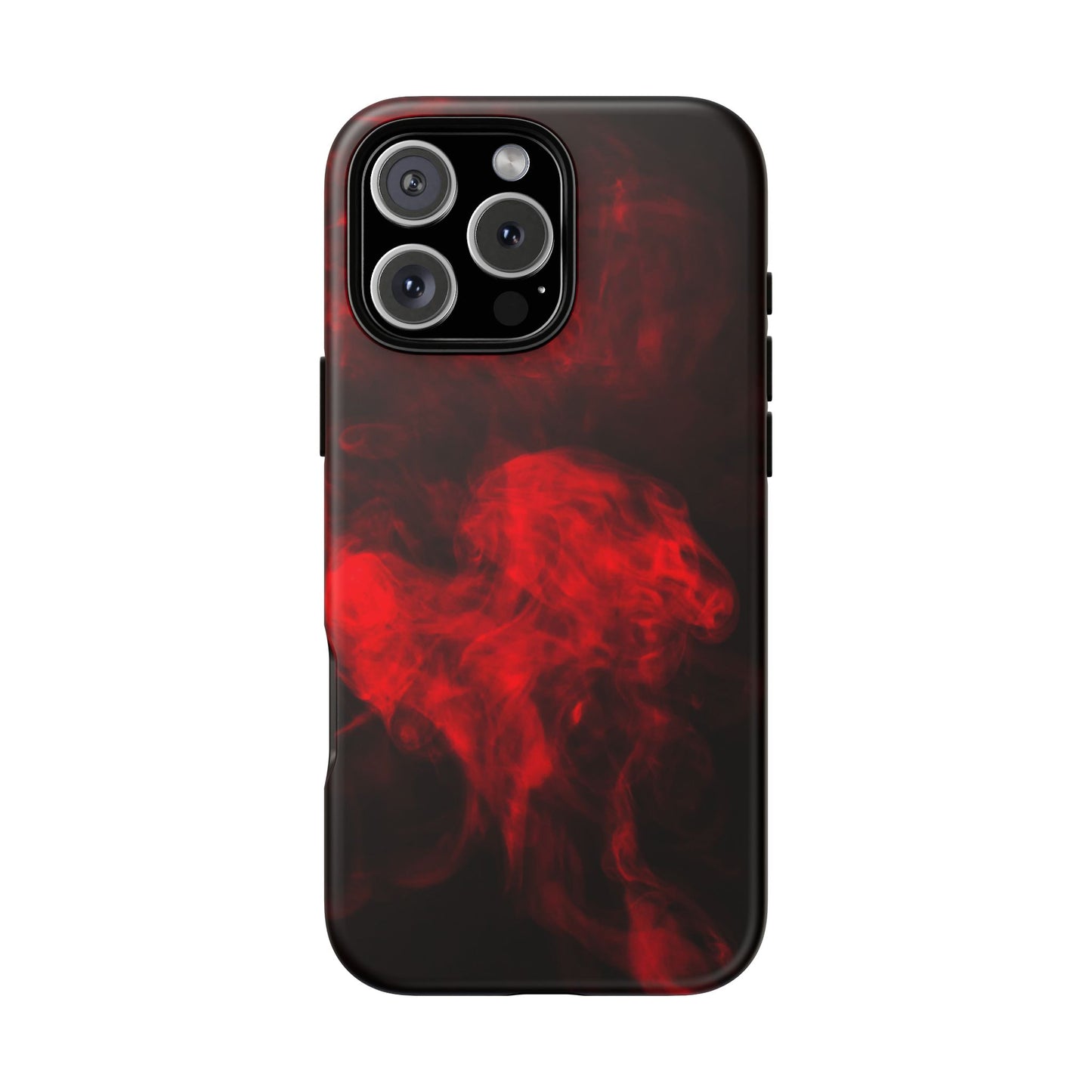 Bold Red Smoke Phone Case – Tough Cases for Protection and Style