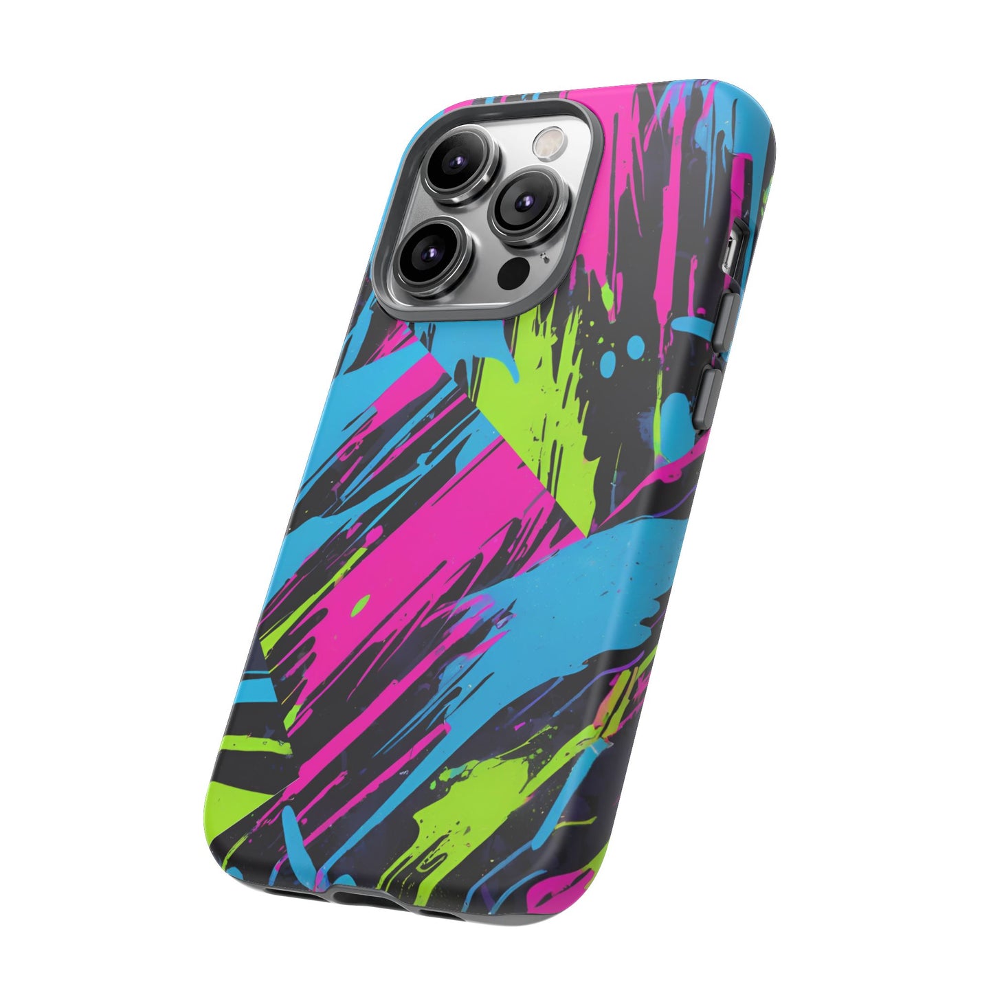 Vibrant Phone Case - Tough Cases with Bold Color Burst Design