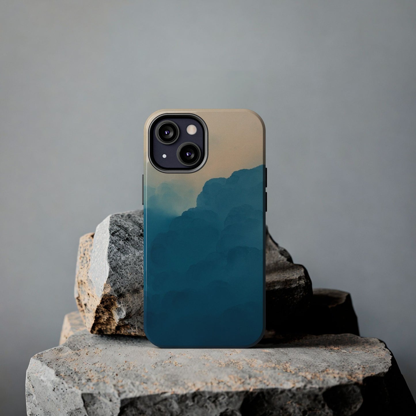 Serene Cloud Tough Phone Case - Durable Protection with Soothing Aesthetic