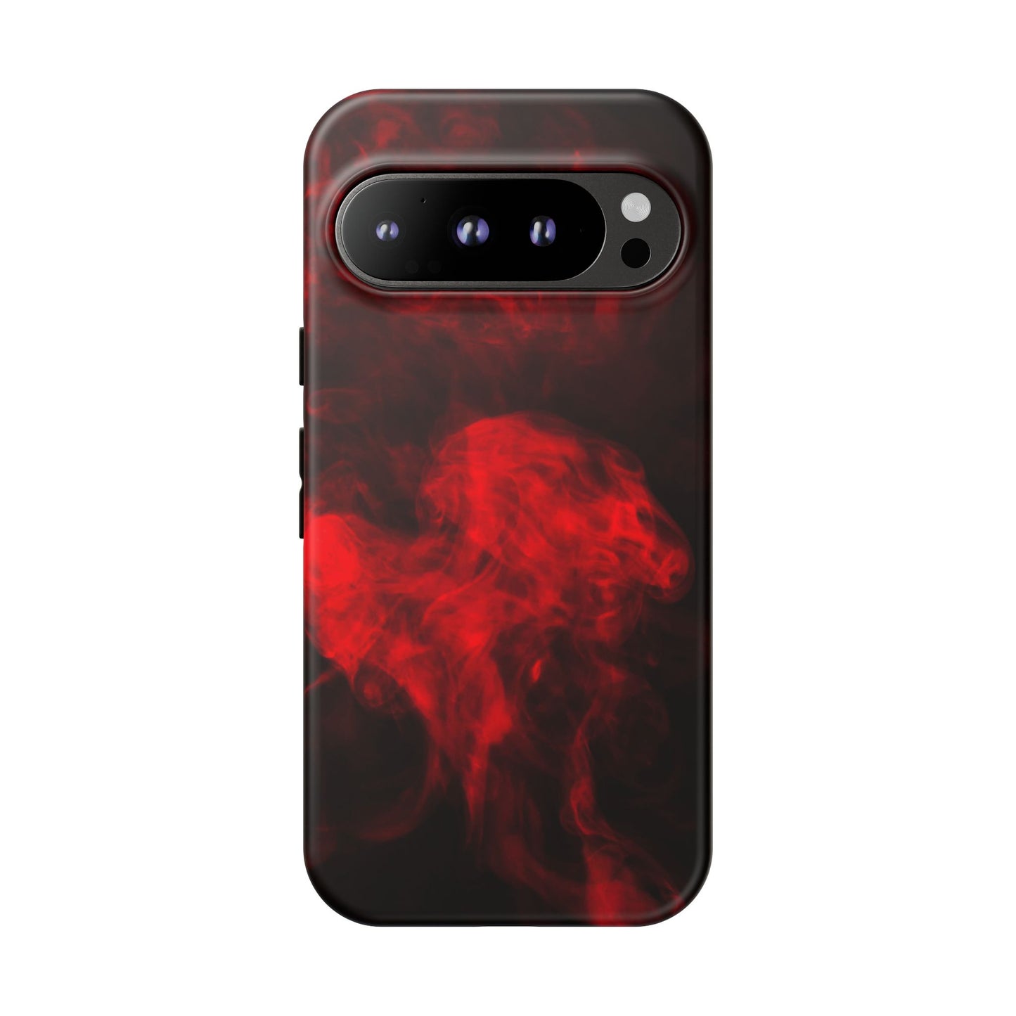 Bold Red Smoke Phone Case – Tough Cases for Protection and Style