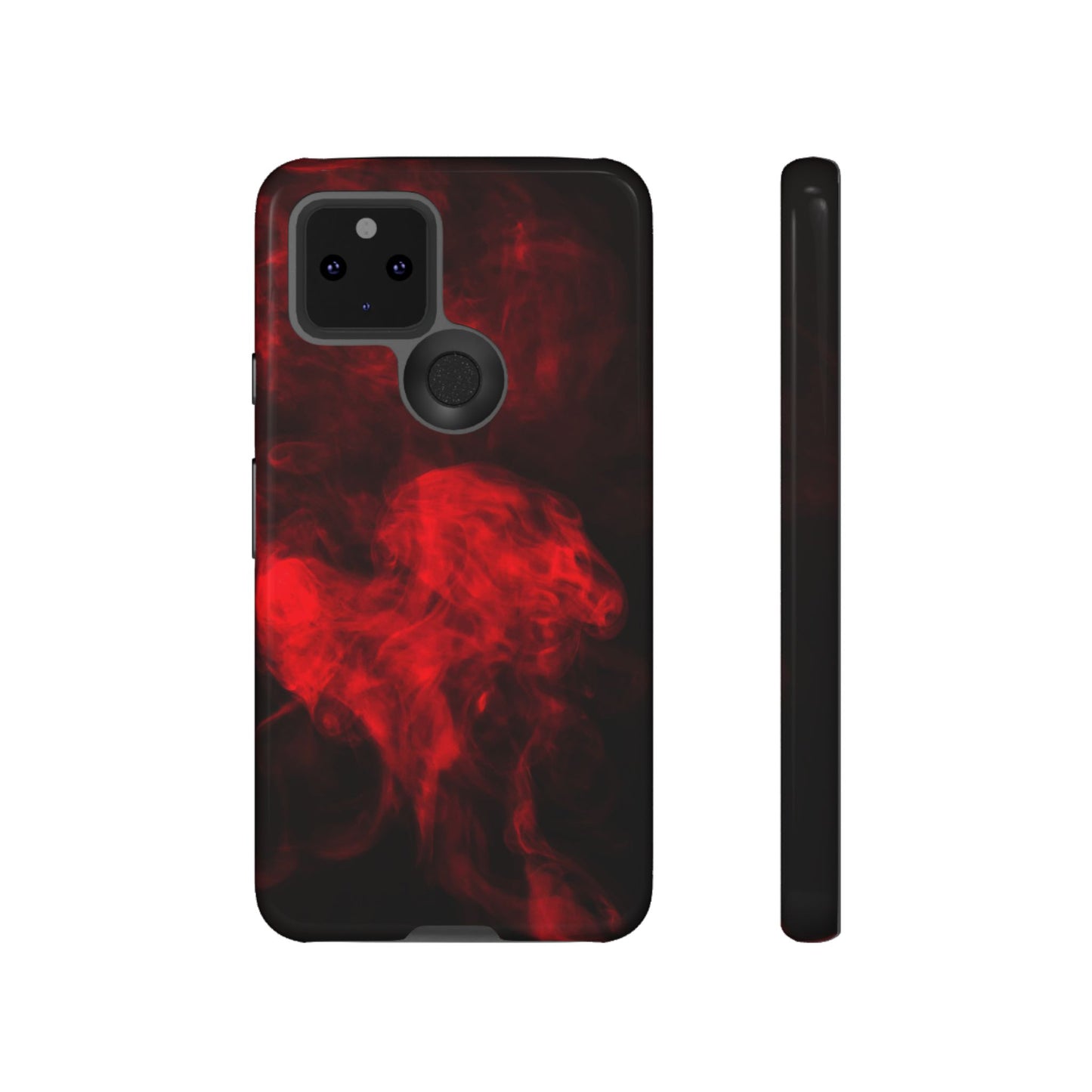 Bold Red Smoke Phone Case – Tough Cases for Protection and Style