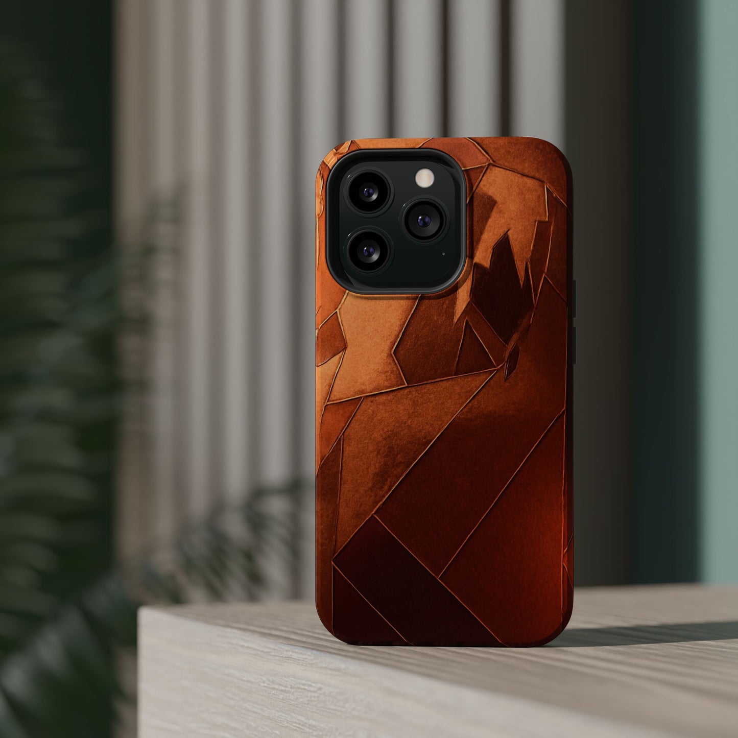 Geometric Magnetic Tough Cases - Stylish Protection for Your Phone