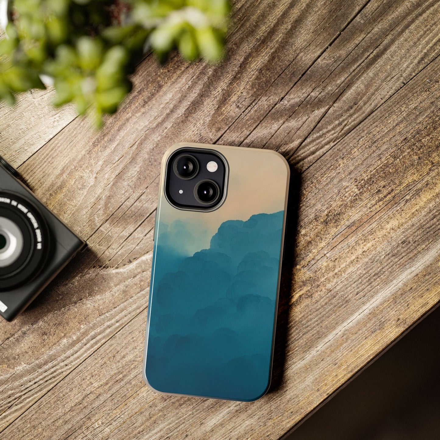 Serene Cloud Tough Phone Case - Durable Protection with Soothing Aesthetic
