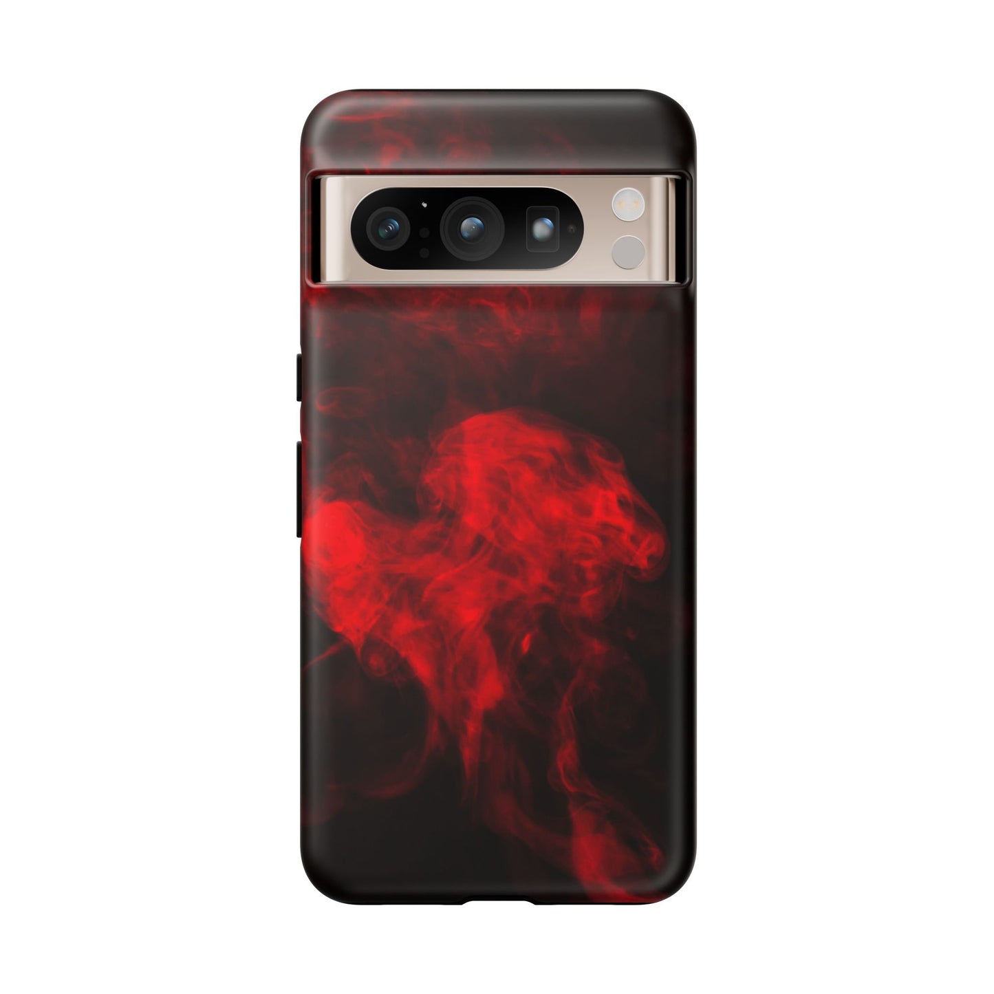 Bold Red Smoke Phone Case – Tough Cases for Protection and Style
