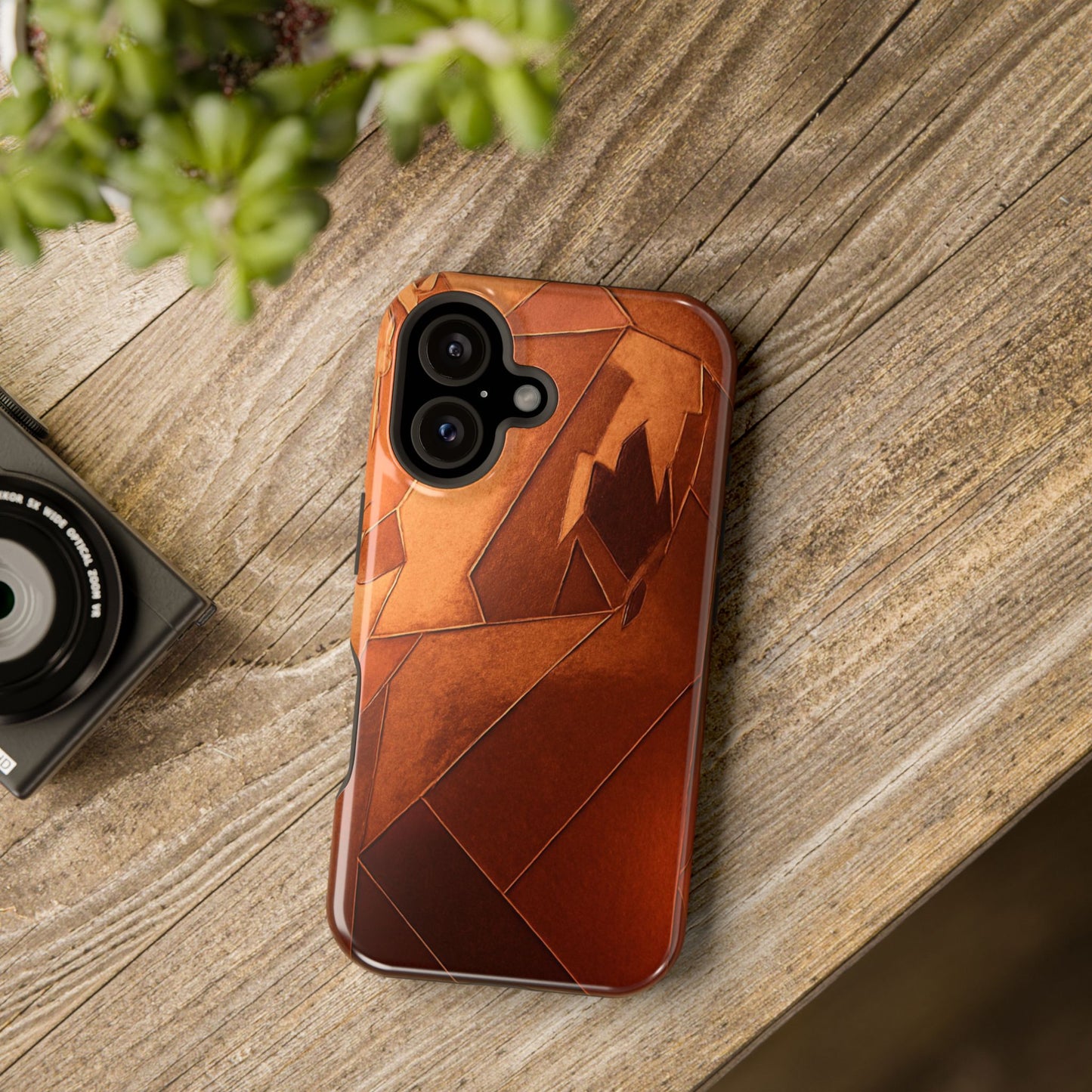 Geometric Magnetic Tough Cases - Stylish Protection for Your Phone