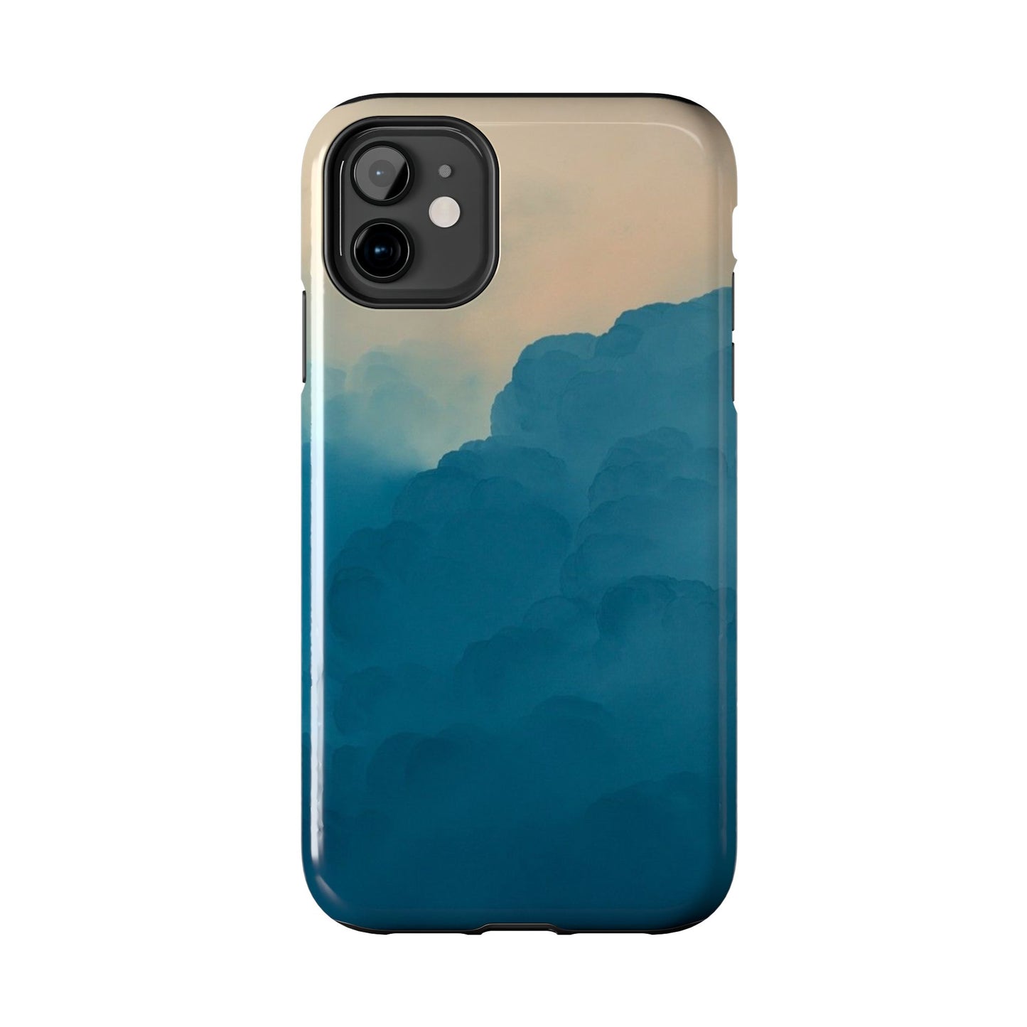 Serene Cloud Tough Phone Case - Durable Protection with Soothing Aesthetic