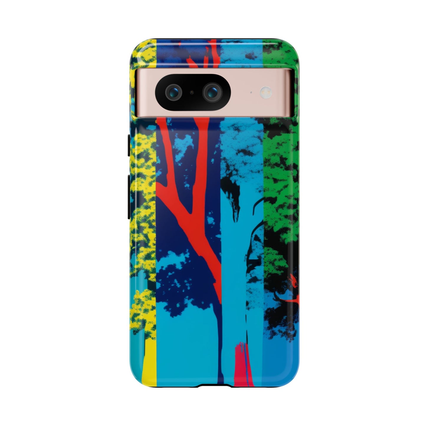 Phone Case - Colorful Forest Design Tough Case