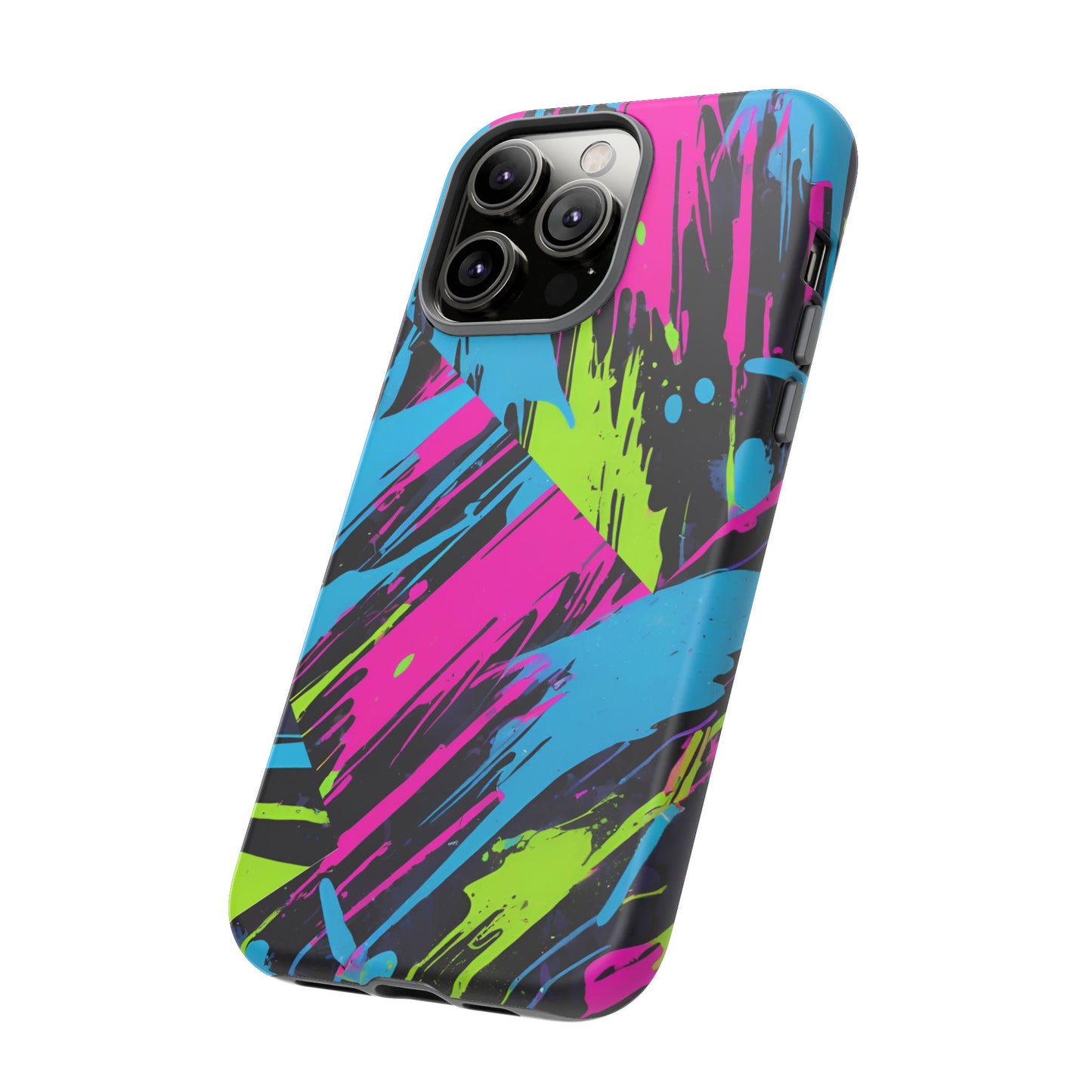 Vibrant Phone Case - Tough Cases with Bold Color Burst Design