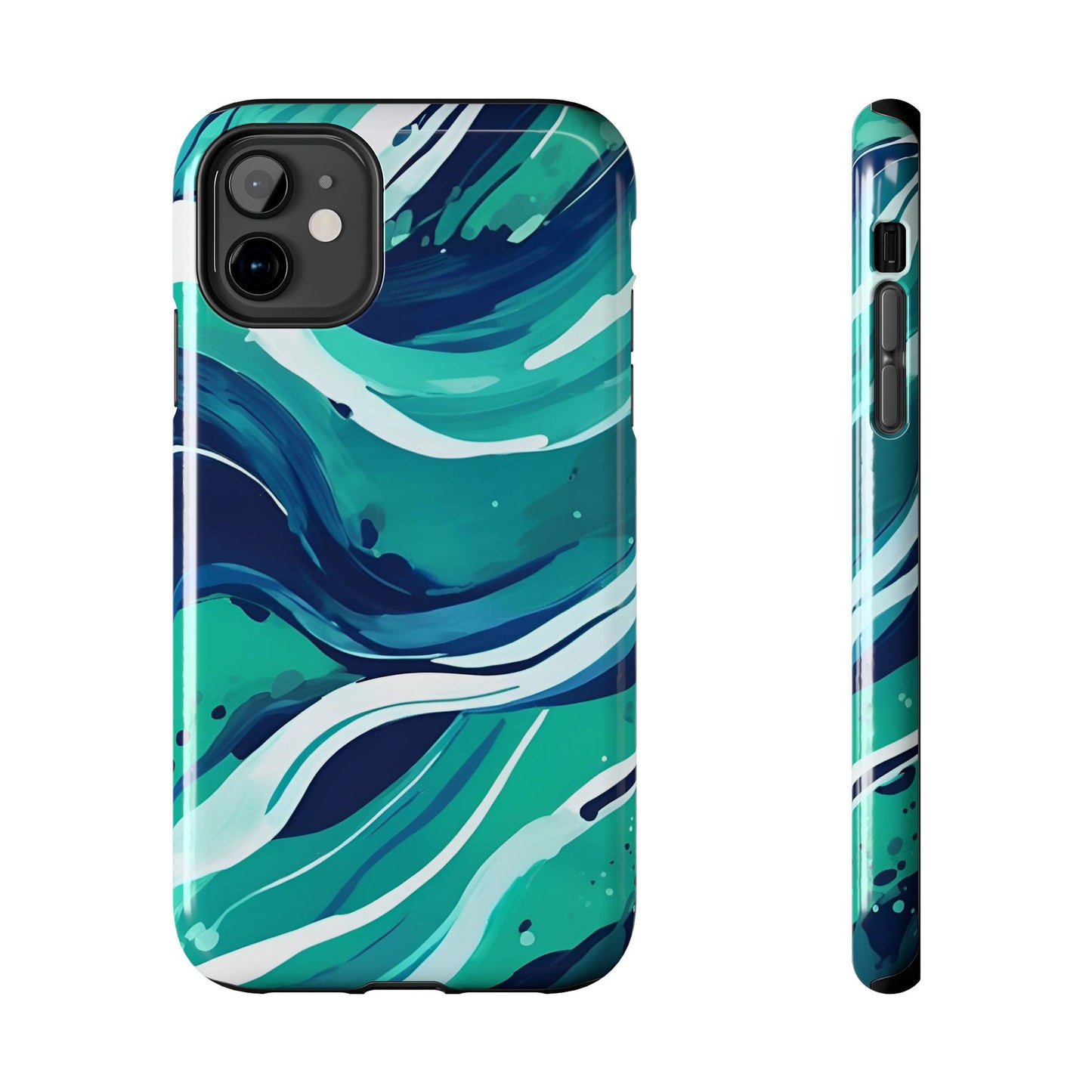Ocean Wave Tough Phone Case - Durable Protection