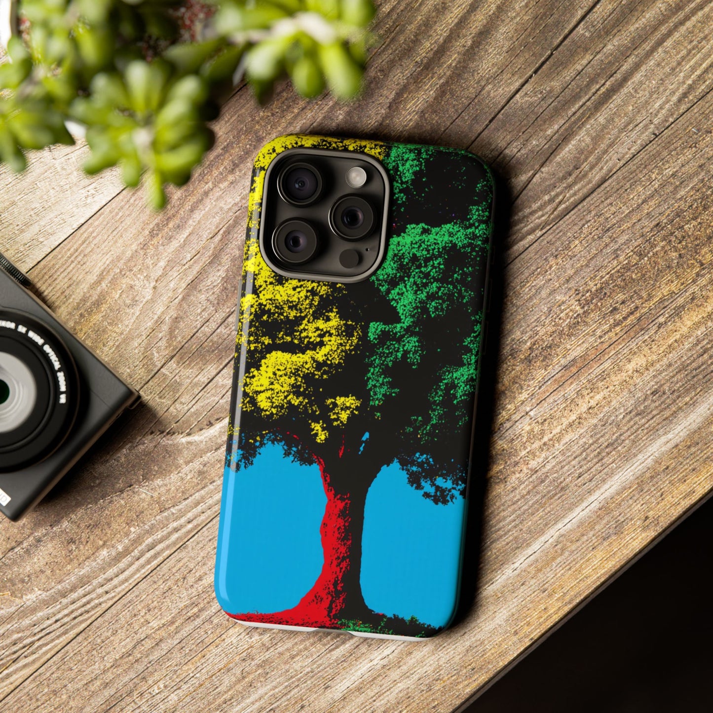 Phone Case - Vibrant Tree Design
