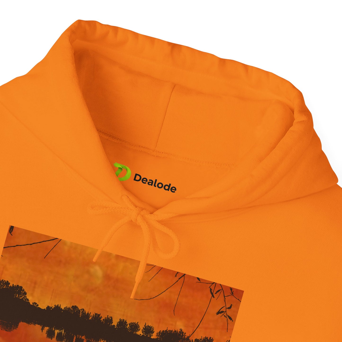 Sunset Reflection Hoodie - Cozy Unisex Heavy Blend™ Sweatshirt with Vibrant Nature Design