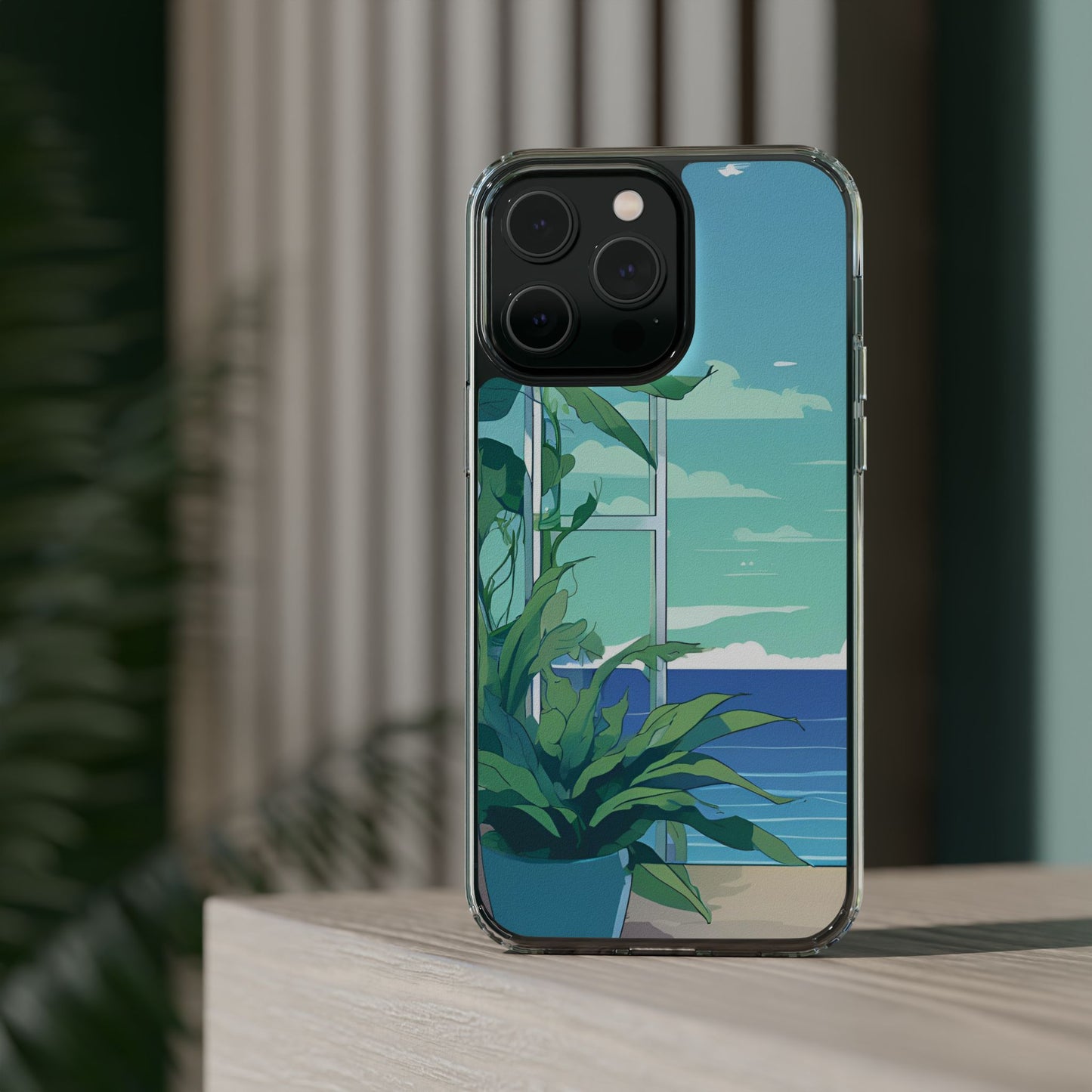 Tropical Ocean Clear Phone Case - Perfect Gift for Nature Lovers
